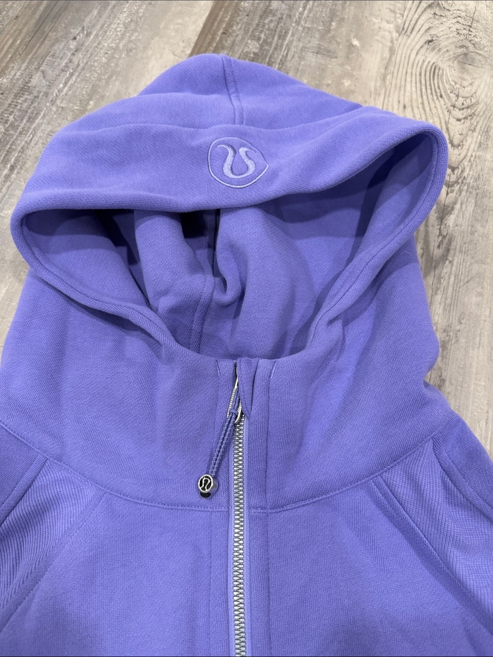 NEW with tags! Lululemon Scuba Oversized Full-Zip Hoodie Dark Lavender XL/XXL - Picture 3 of 7